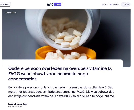 In de media
